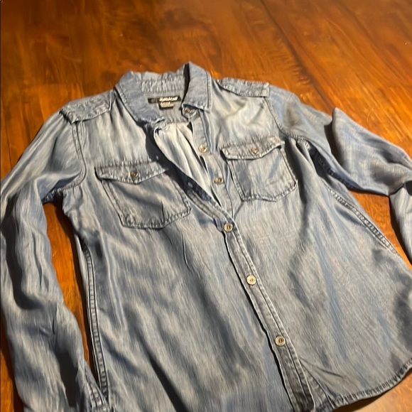 Denim Button-Up Shirt by Jacob - Picture 4 of 4